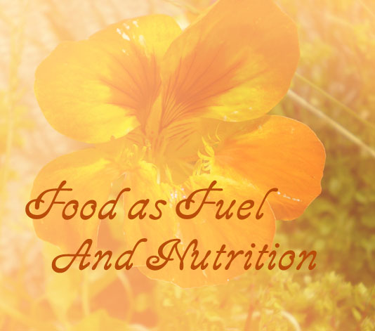 Food as Fuel and Nutrition